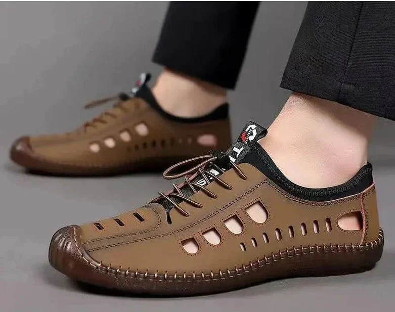 🎉Chaussures de randonnée creuses en cuir souple🎉 - Achetez-en 2, livraison gratuite - Image 12