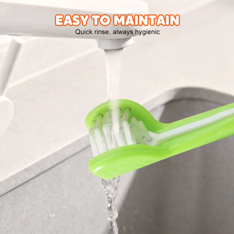 🐾 Brosse à dents pour animaux à poils doux – 3 faces (1 achetée = 1 offerte) - Image 8