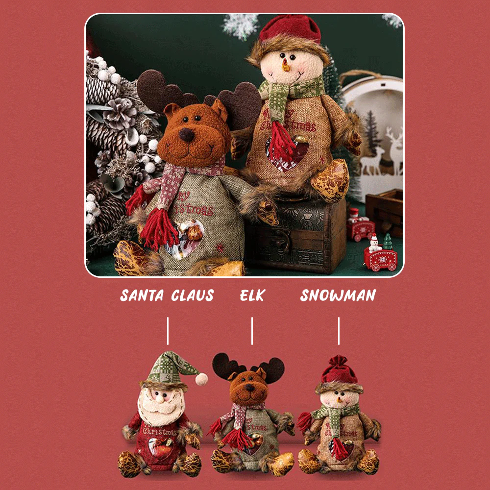 🎅Achetez 1 obtenez 2 gratuits le dernier jour🔥Sacs cadeaux de Noël avec fermeture éclair - Image 3