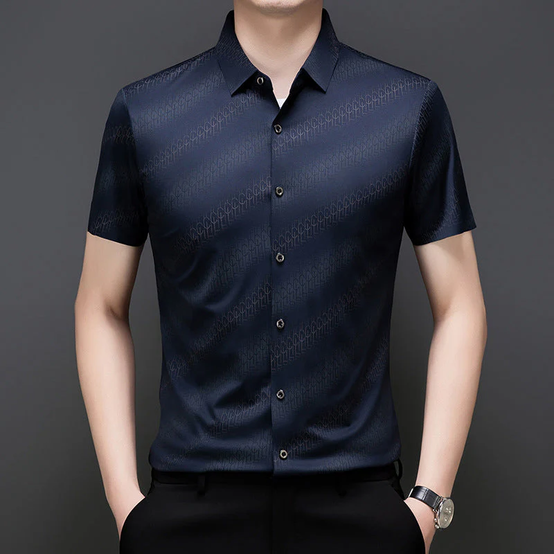 🔥 Hot Sale 🌞Les incontournables de cet été Short d'affaires brodé pour hommes👔 - Image 13