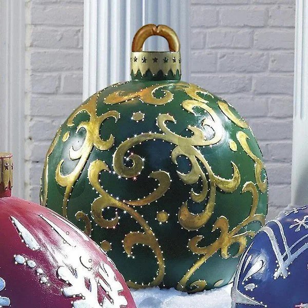 Promotion de Noël 49 % de réduction - Boule décorée gonflable de Noël en PVC - Image 10