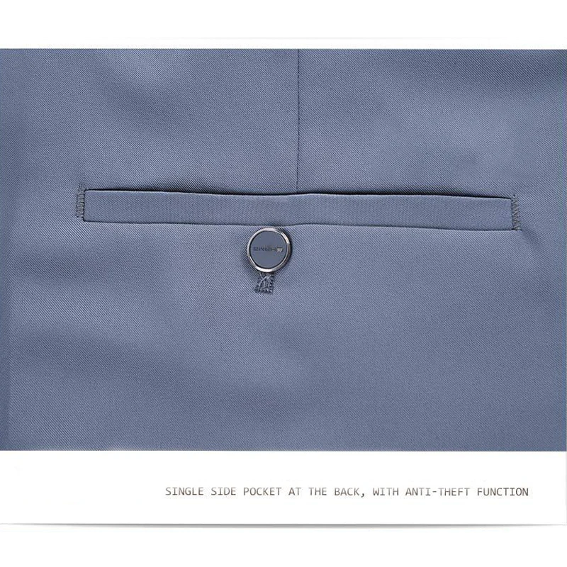 🔥 Hot Sale ❄️Pantalon de costume en soie glacée à séchage rapide pour homme💨 - Image 10