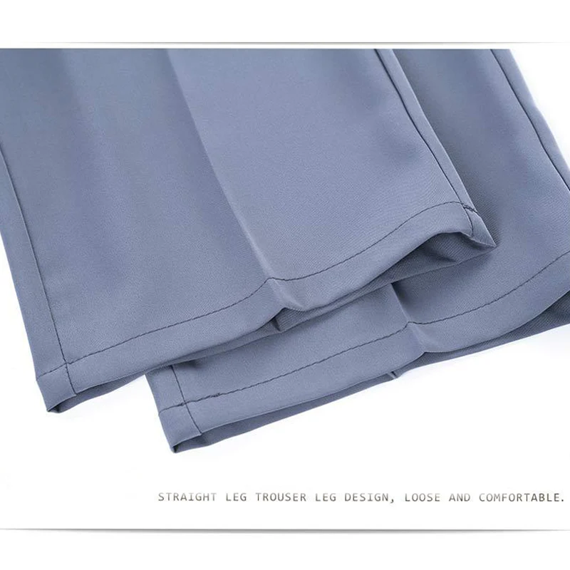 🔥 Hot Sale ❄️Pantalon de costume en soie glacée à séchage rapide pour homme💨 - Image 11