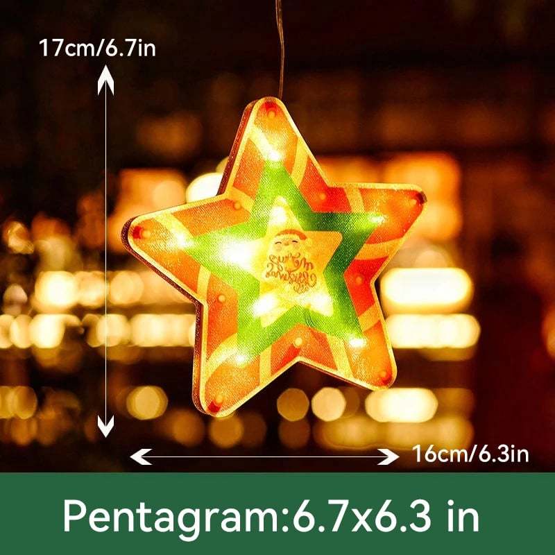 🎄Vente de Noël anticipée - 49% de réduction🎊Lumières à ventouse pour fenêtre de Noël🎅 - Image 16