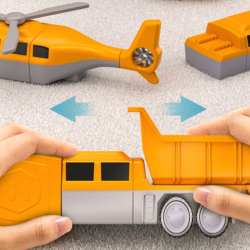 🔥 Vente chaude 50% de réduction 🔥 Transformation magnétique ingénierie automobile assemblage jouets - Image 5