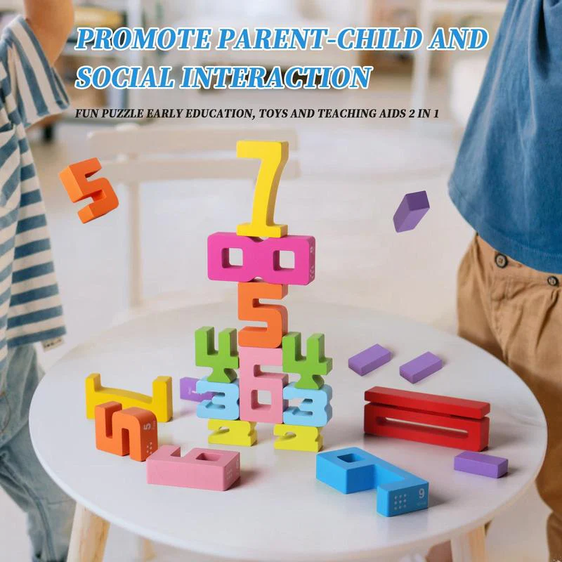 đ„Nouveaux produits phares 2025 - 50 % de rĂ©ductionđ„Blocs de nombres en bois inspirĂ©s de Montessori - LibĂ©rez le potentiel de votre enfant ! - Image 7