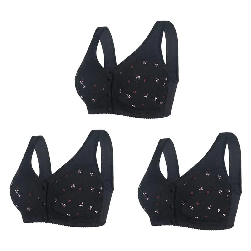 🔥Grande vente - Achetez 2 obtenez 1 gratuit🔥Soutien-gorge en coton à fermeture frontale Design for Senior - Image 10
