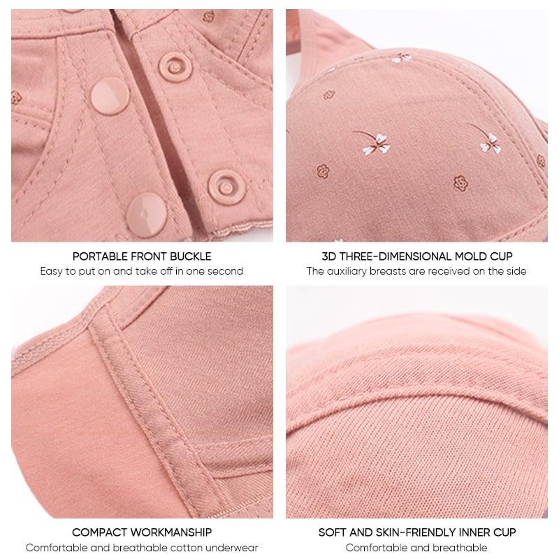 🔥Grande vente - Achetez 2 obtenez 1 gratuit🔥Soutien-gorge en coton à fermeture frontale Design for Senior - Image 18