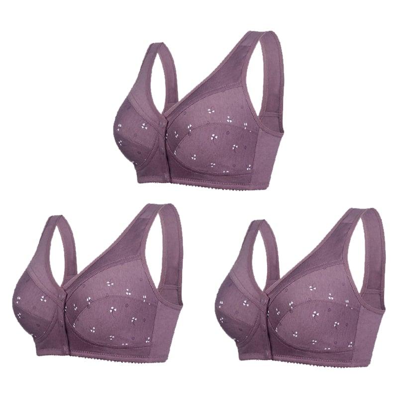 🔥Grande vente - Achetez 2 obtenez 1 gratuit🔥Soutien-gorge en coton à fermeture frontale Design for Senior - Image 7