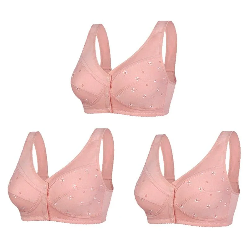 🔥Grande vente - Achetez 2 obtenez 1 gratuit🔥Soutien-gorge en coton à fermeture frontale Design for Senior - Image 8