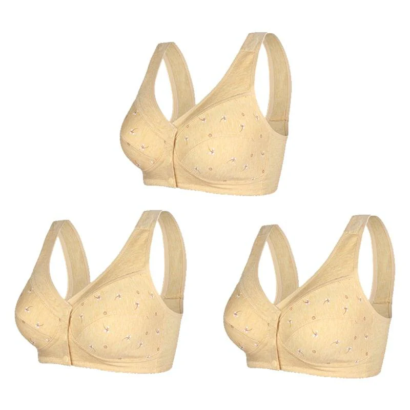 🔥Grande vente - Achetez 2 obtenez 1 gratuit🔥Soutien-gorge en coton à fermeture frontale Design for Senior - Image 9