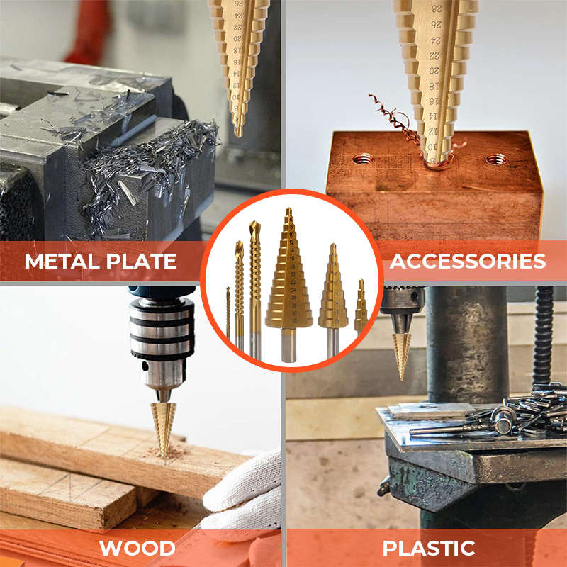Ensemble de forets de placage de titane (6 pièces) - Image 6
