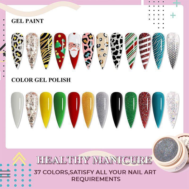 37 Couleurs Exquis Gel Polonais - Image 5