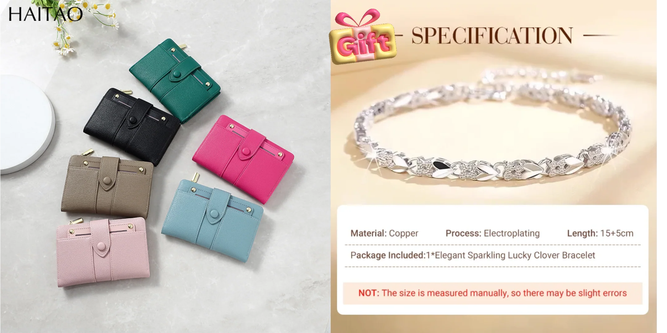 🔥Vente de luxe exclusive 2025✨Portefeuille à deux volets en cuir RFID de qualité supérieure pour femme (🩷Cadeau spécial🩷Gratuit) - Image 15