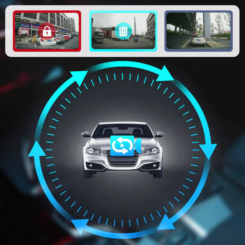 🔥2025 Vente chaude🔥Tachygraphe HD✅Moniteur de stationnement - vidéo avant et arrière - caméra de recul - Image 6