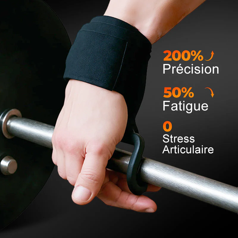 ⏳Spécial à durée limitée⏰Sangles de Poignet Robustes à Crochets pour Haltérophilie🪝 - Image 4