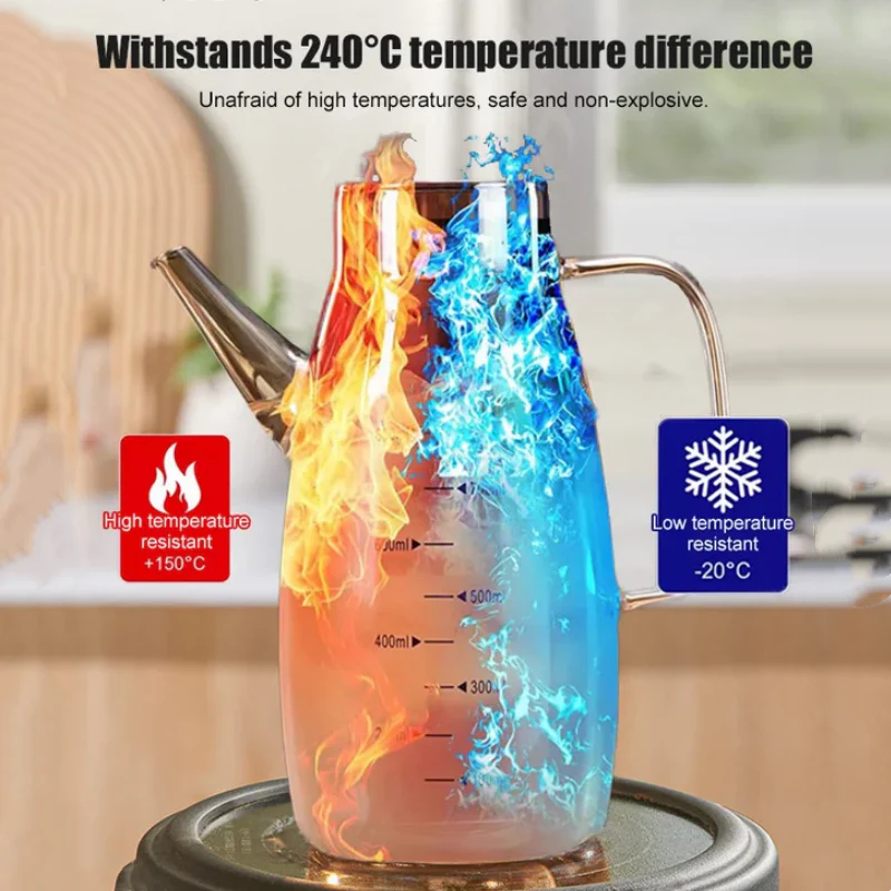 đ„Bouteille Distributeur d'Huile avec Bec Verseur Anti-Gouttes - Image 4