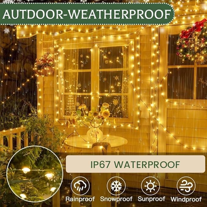 ✨Promotion de Noël anticipée : 50 % de réduction - 🎁Guirlande lumineuse en fil de cuivr - Image 4