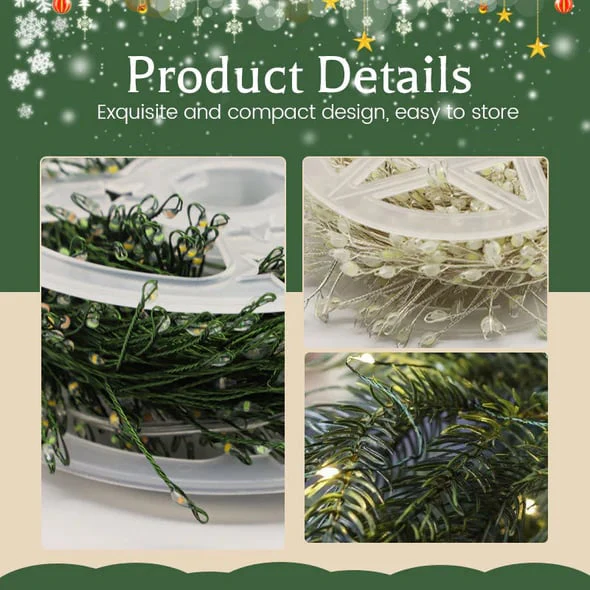 ✨Promotion de Noël anticipée : 50 % de réduction - 🎁Guirlande lumineuse en fil de cuivr - Image 9