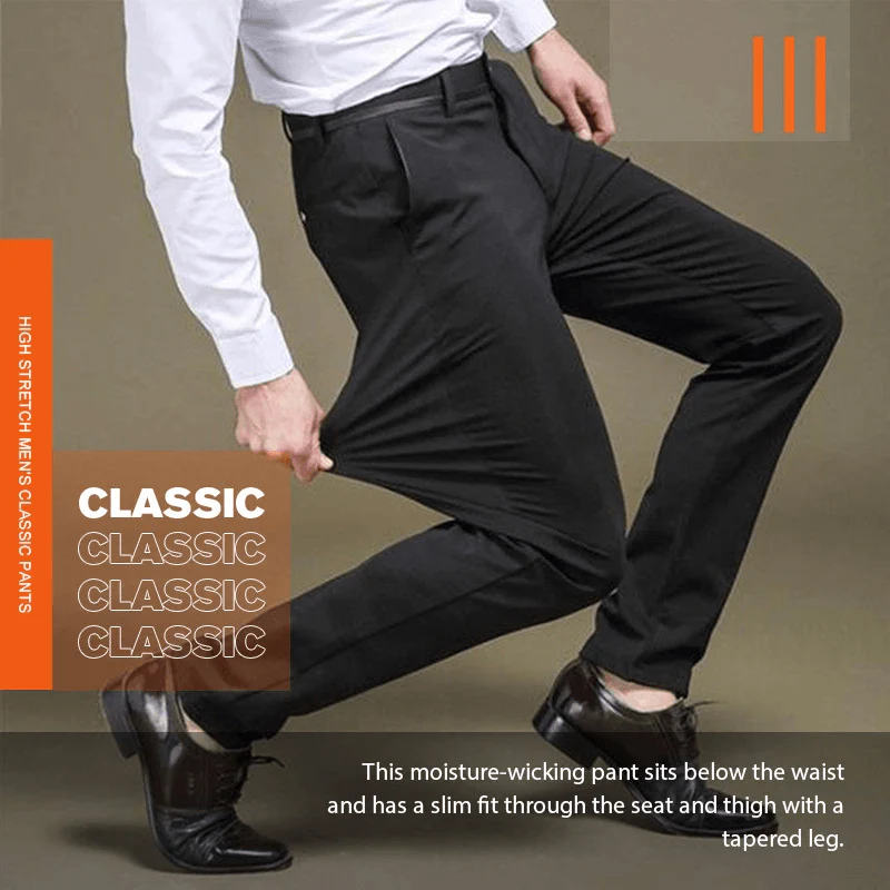 (Promotion à durée limitée -50% OFF)Pantalon classique pour hommes à bonne élasticité - Image 10