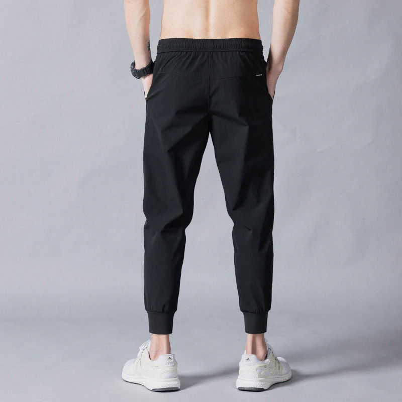 Pantalon d'homme décontracté en soie de glace (essentiels pour l'été) - Image 5