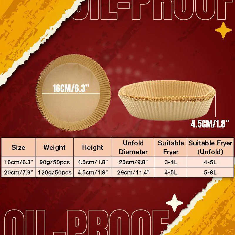 Assiettes en papier pour friteuse à air - Image 7