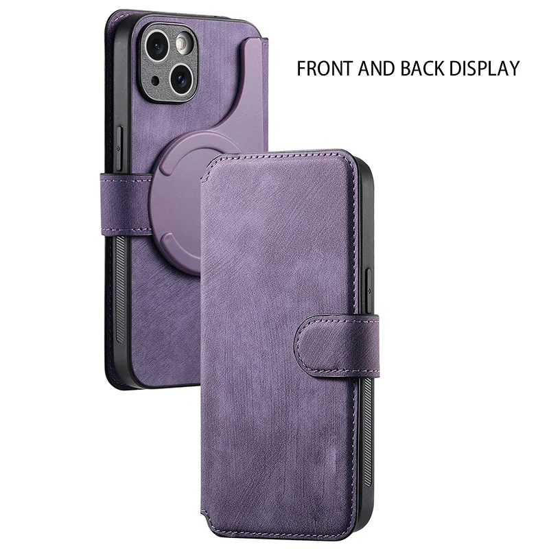 【Pour iPhone】Étui portefeuille en cuir pour téléphone - Étui magnétique détachable 3 en 1✨Offre une protection à 360°✨ - Image 10