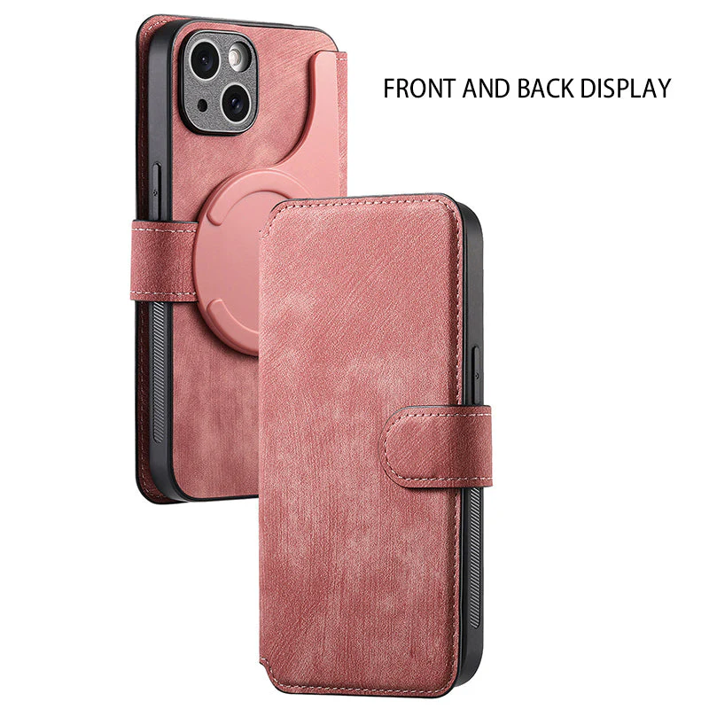 【Pour iPhone】Étui portefeuille en cuir pour téléphone - Étui magnétique détachable 3 en 1✨Offre une protection à 360°✨ - Image 11