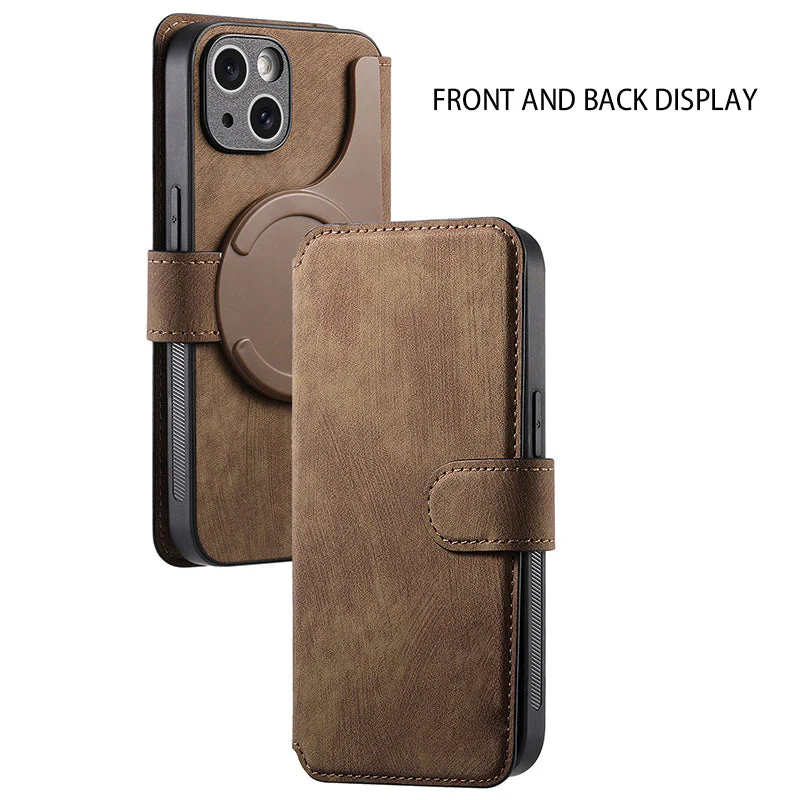 【Pour iPhone】Étui portefeuille en cuir pour téléphone - Étui magnétique détachable 3 en 1✨Offre une protection à 360°✨ - Image 12
