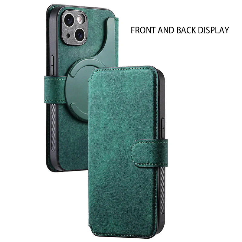 【Pour iPhone】Étui portefeuille en cuir pour téléphone - Étui magnétique détachable 3 en 1✨Offre une protection à 360°✨ - Image 14
