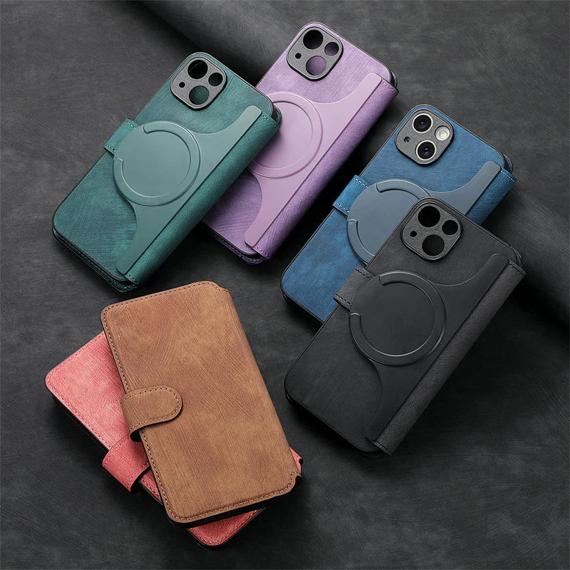 【Pour iPhone】Étui portefeuille en cuir pour téléphone - Étui magnétique détachable 3 en 1✨Offre une protection à 360°✨ - Image 8
