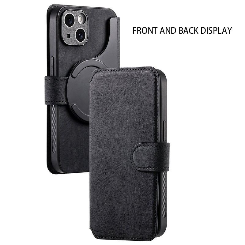 【Pour iPhone】Étui portefeuille en cuir pour téléphone - Étui magnétique détachable 3 en 1✨Offre une protection à 360°✨ - Image 9