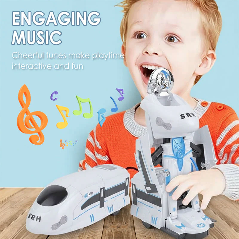 Jouet robot train transformable rechargeable - Image 4