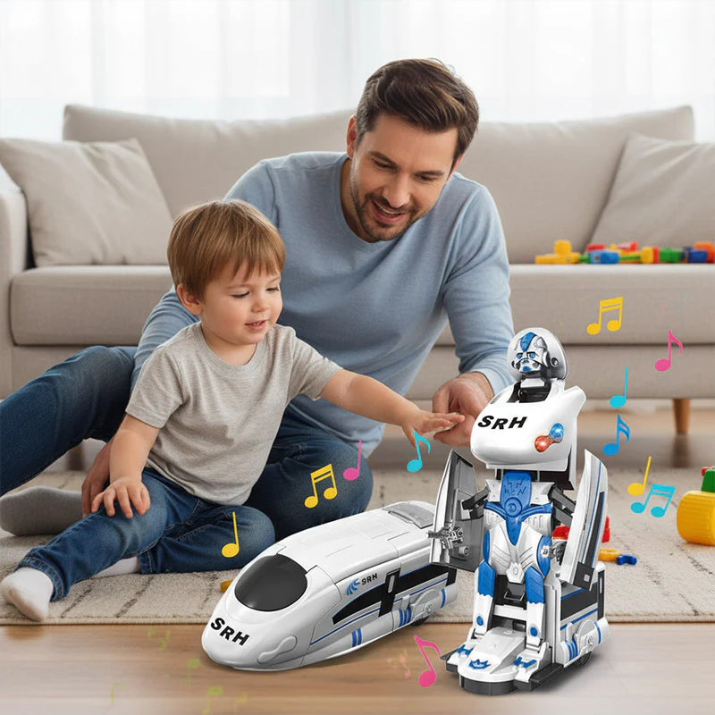 Jouet robot train transformable rechargeable - Image 7