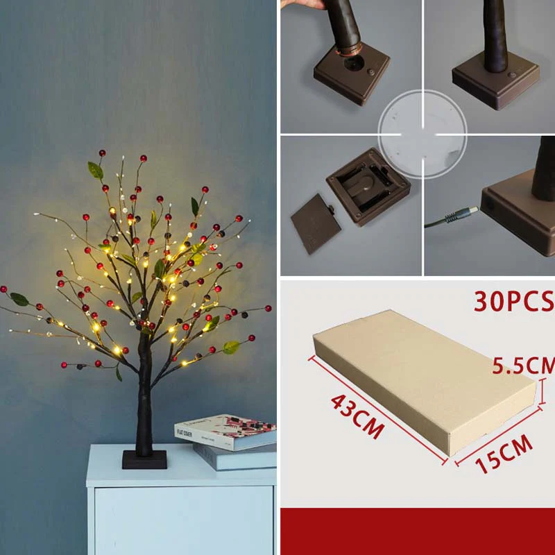 Lampe LED Arbre de Bouleau pour Décoration Intérieure - Image 9