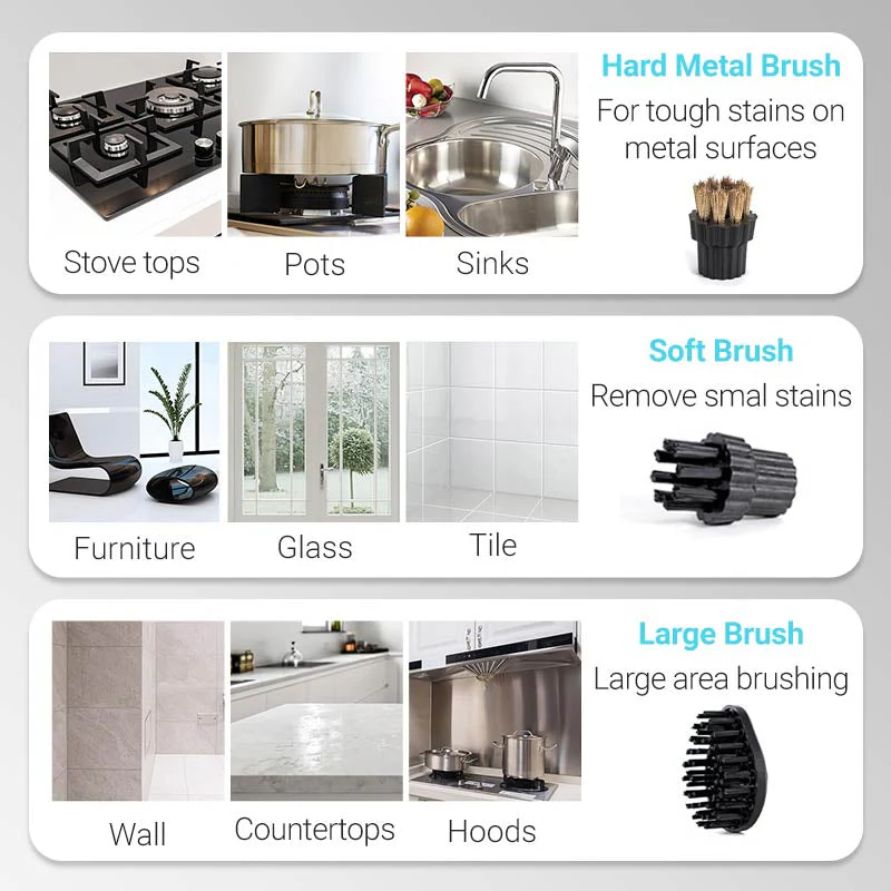 🔥🔥🔥2500W Nettoyeur à Vapeur à Haute Température Pressurisée Portatif - Image 11