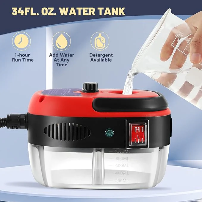 🔥🔥🔥2500W Nettoyeur à Vapeur à Haute Température Pressurisée Portatif - Image 6