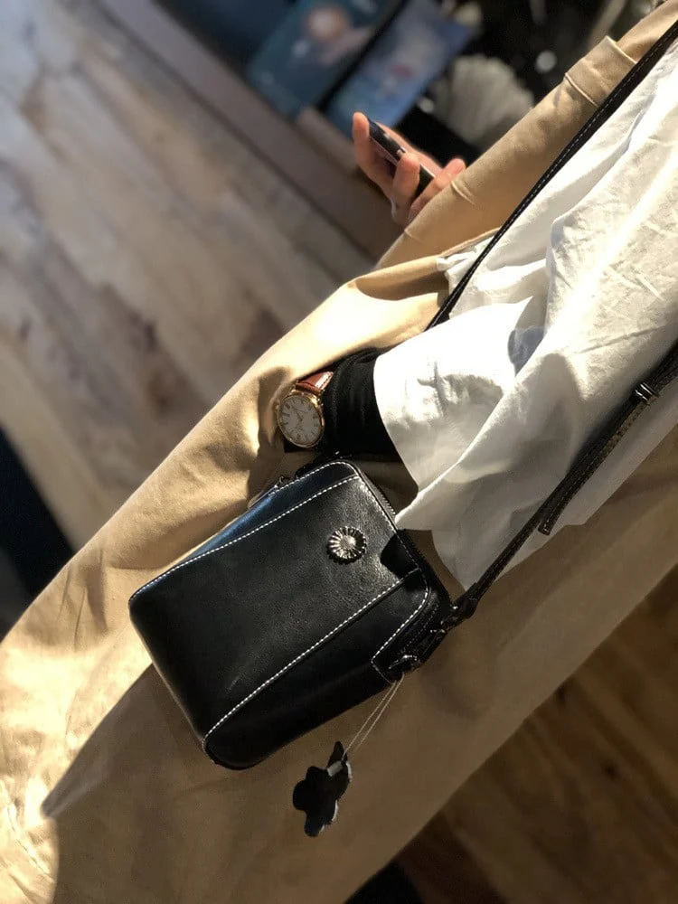 🎁Dernier jour 49% de réduction) 👜Sac à bandoulière vertical tout-terrain pour téléphone portable - Image 10