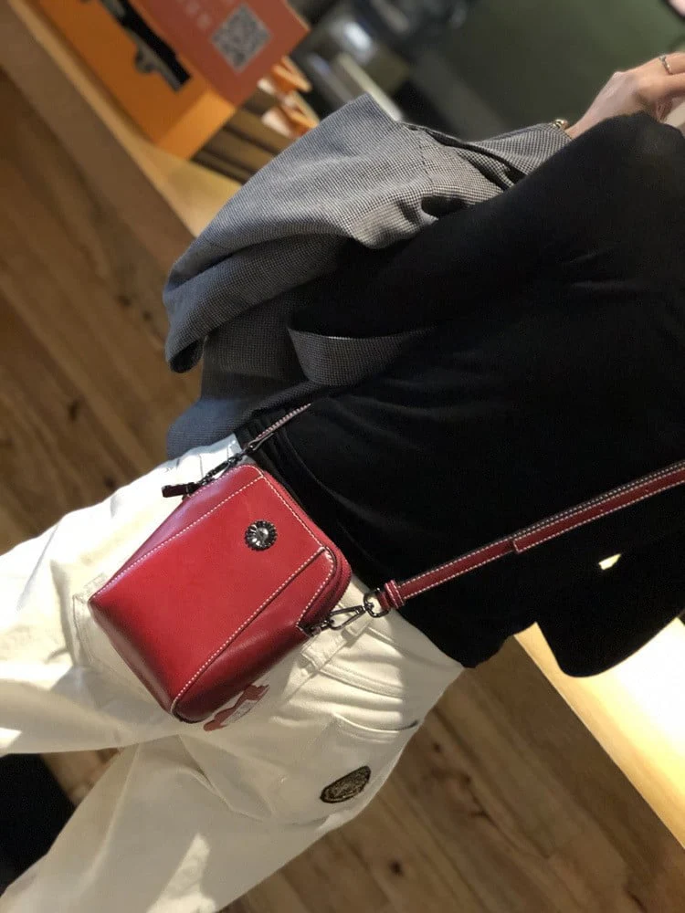 🎁Dernier jour 49% de réduction) 👜Sac à bandoulière vertical tout-terrain pour téléphone portable - Image 12