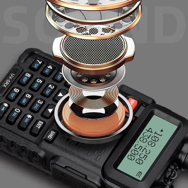 Radio amateur UV-5R longue portée UV5R Radio bidirectionnelle double bande Walkie - Image 8