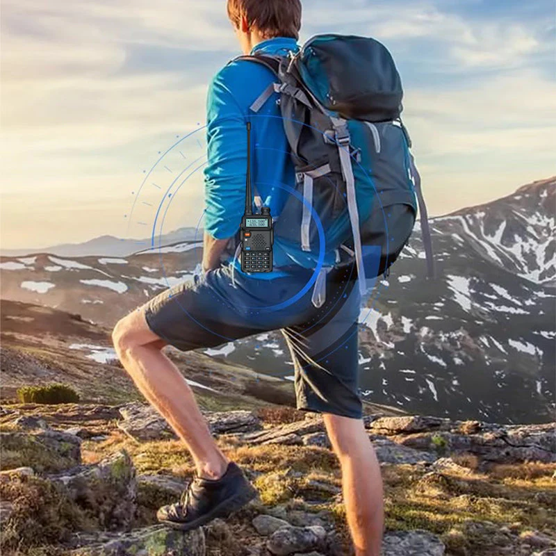 Radio amateur UV-5R longue portée UV5R Radio bidirectionnelle double bande Walkie - Image 9